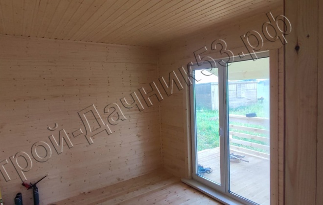 4 Каркасно-щитовой дом Д-34, 9х8м, 72 М², Тверская область, Зубцовский район, деревня Шевцово. (5)